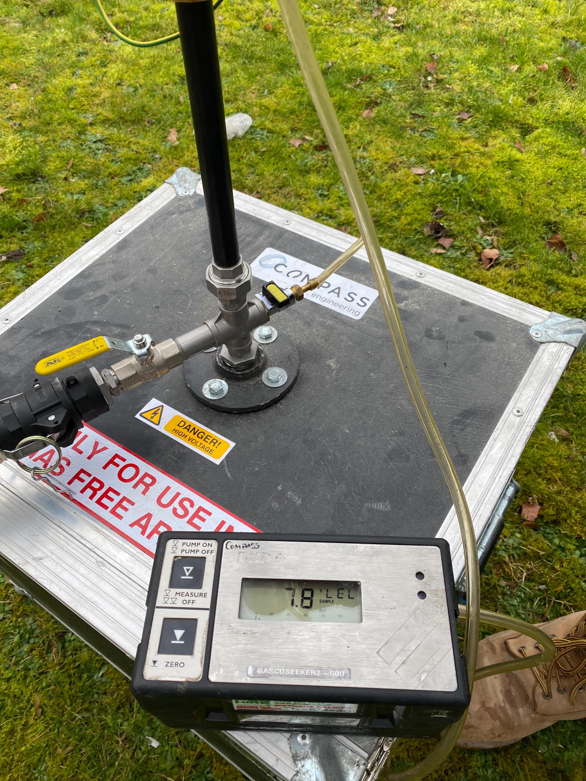 Natural Gas Purging in a Commercial Premises Leatherhead Surrey