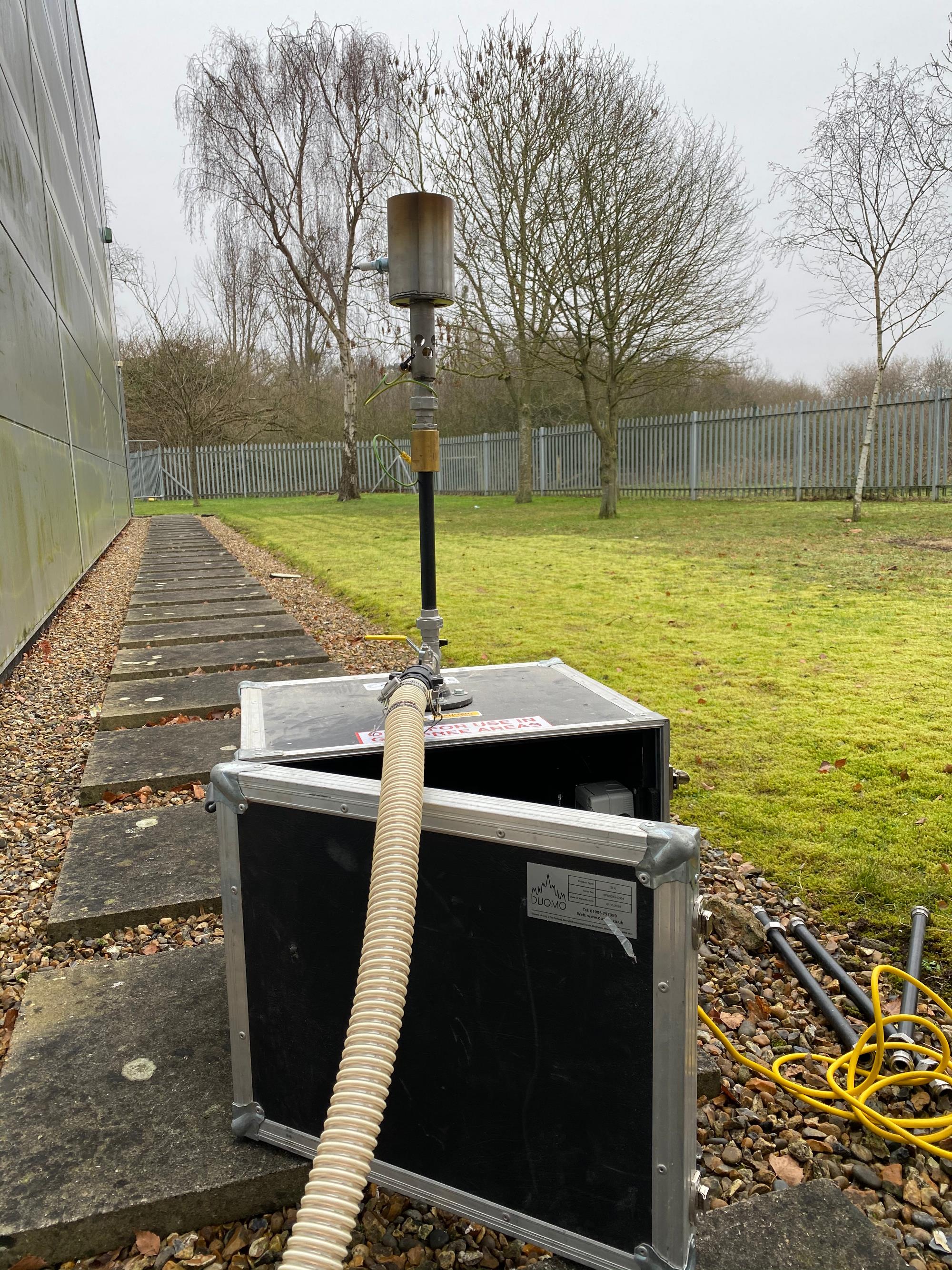 Natural Gas Purging in a Commercial Premises Leatherhead Surrey